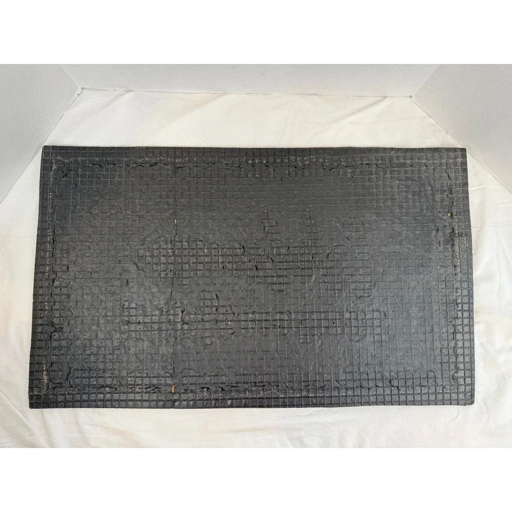 Pampered Chef Welcome Doormat Coir Rubber Backed Measuring Spoon Border 30x18